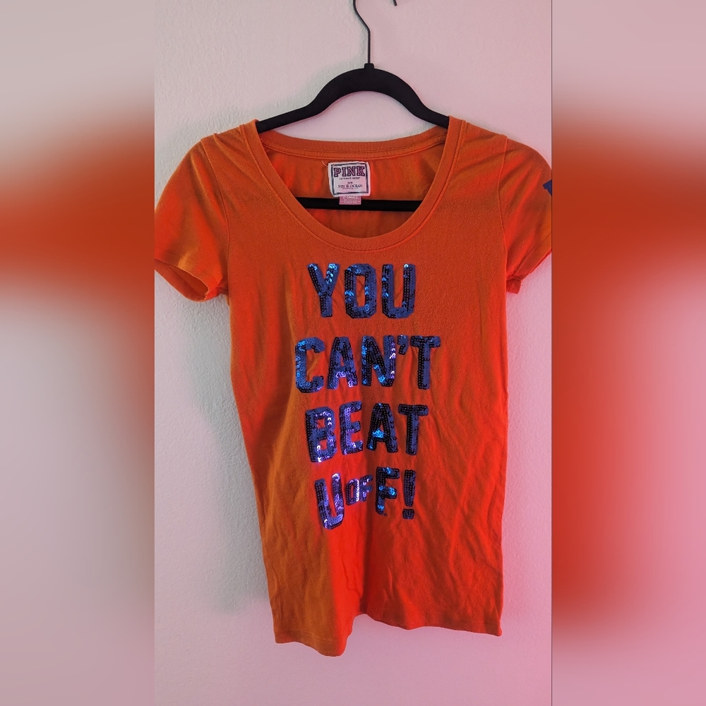 Florida Gators, VS PINK sequin shirt, UF, size XS